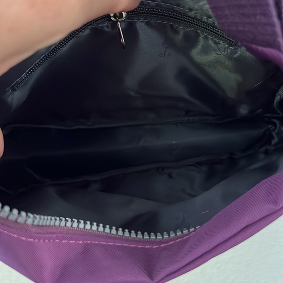 LAVA • Waterproof Nylon Purple Crossbody Shoulder Bag Handbag - Picture 6 of 8